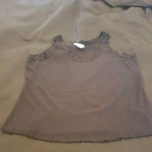 One Step Up Tank Top Womens Plus Size 3X Black